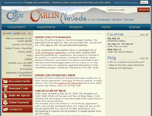 Tablet Screenshot of cityofcarlin.com